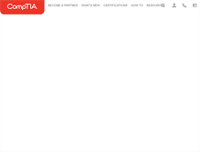 Tablet Screenshot of partners.comptia.org