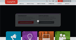 Desktop Screenshot of comptia.org